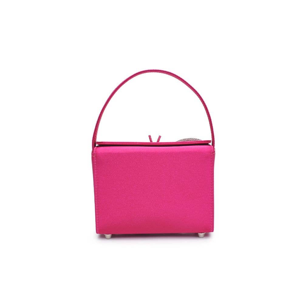 Butterfly Crystal Bag: Fuchsia