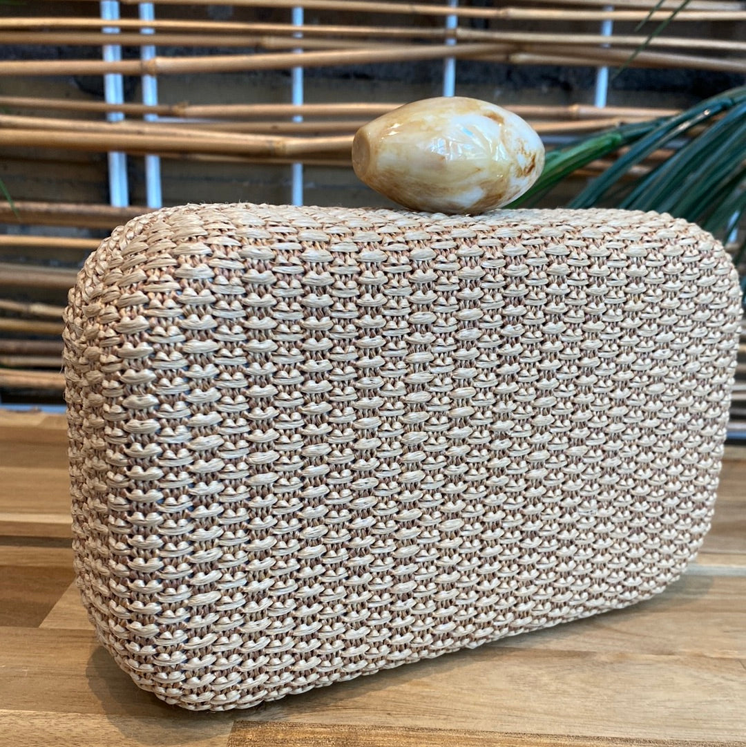 Zanzibar Marble Handle Clutch