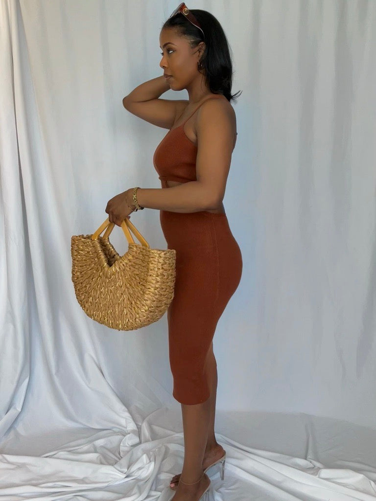 Martinique Cut-Out Midi Dress