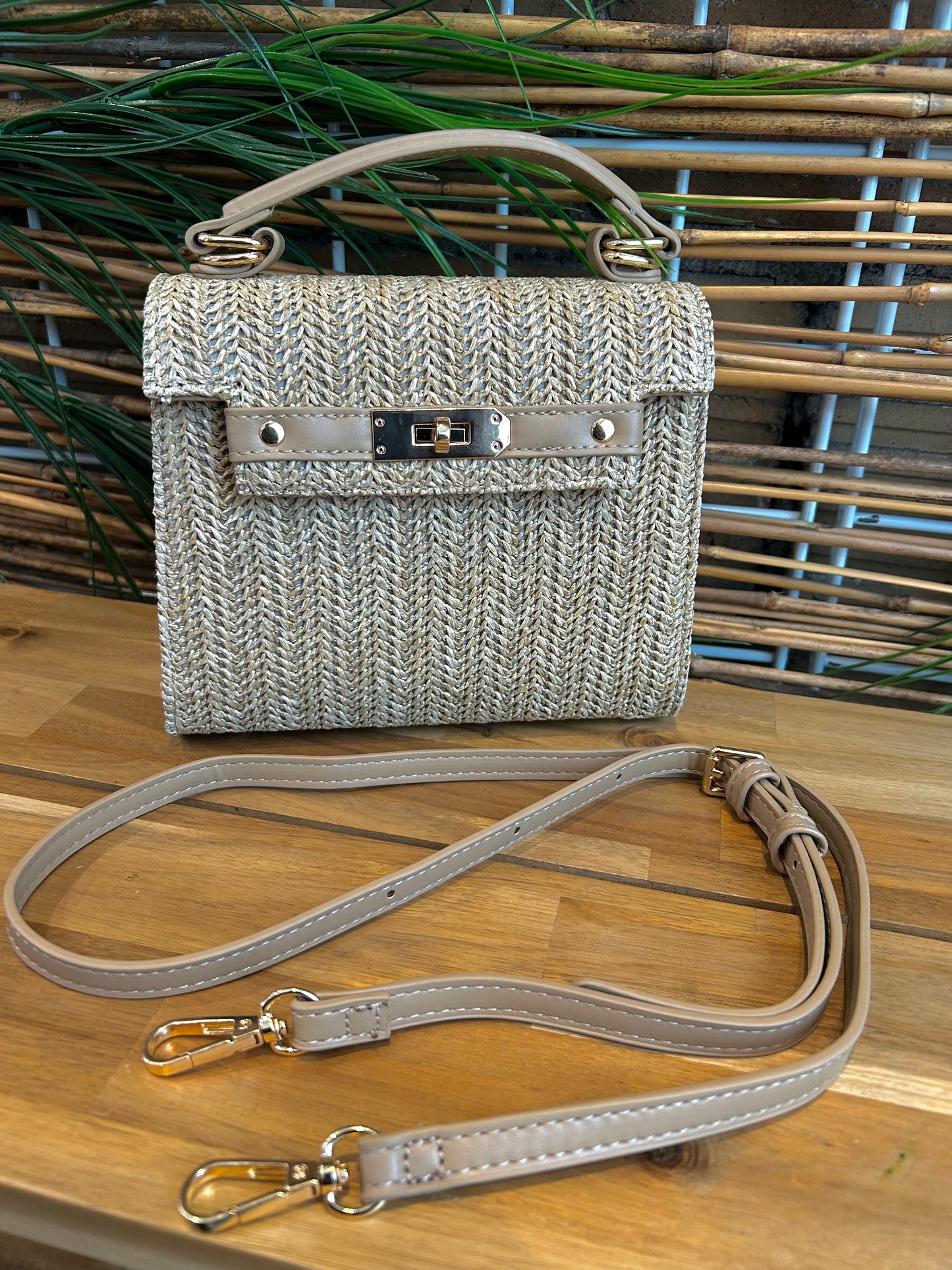 Coastal Woven Crossbody