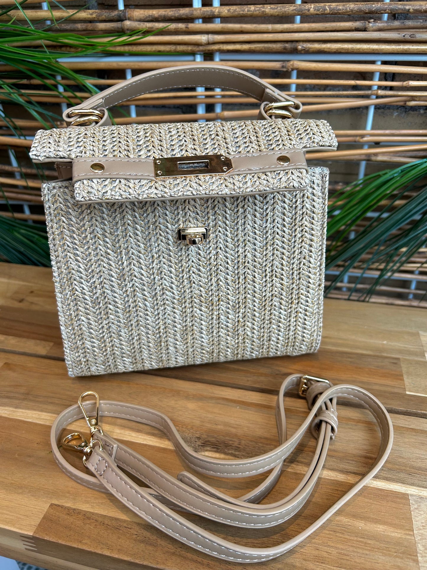 Coastal Woven Crossbody