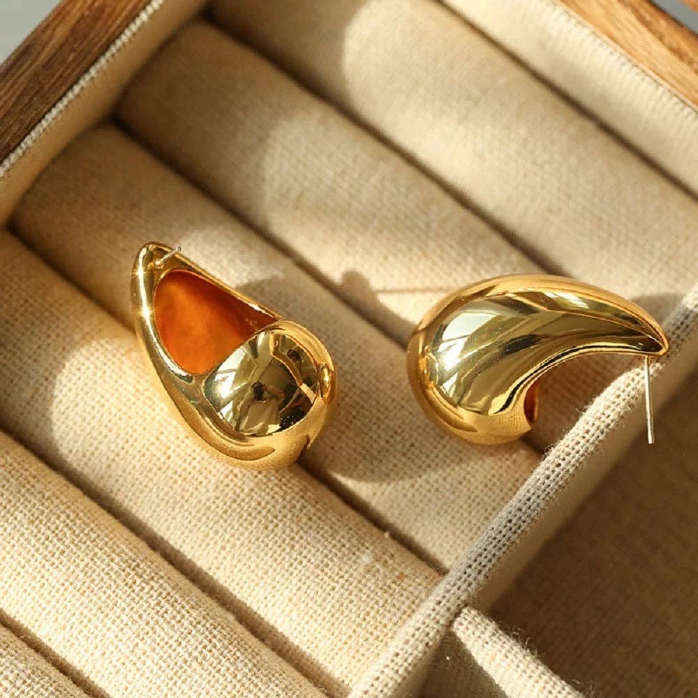 Raindrop Earrings Gold