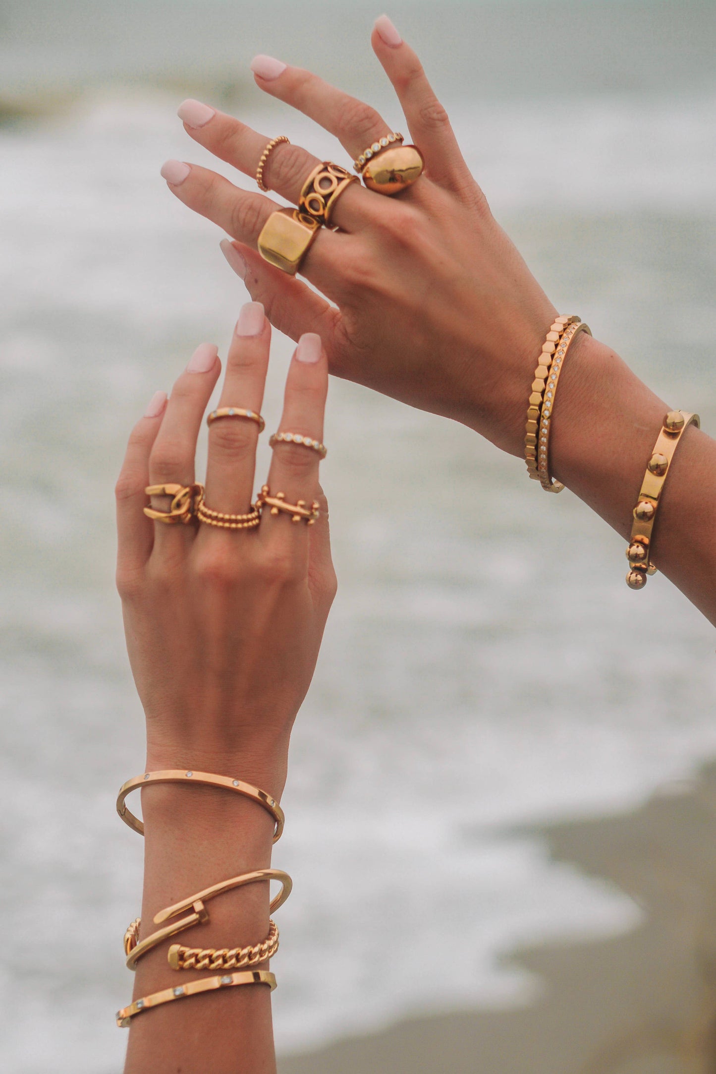 Axel Nail Bracelet: Silver
