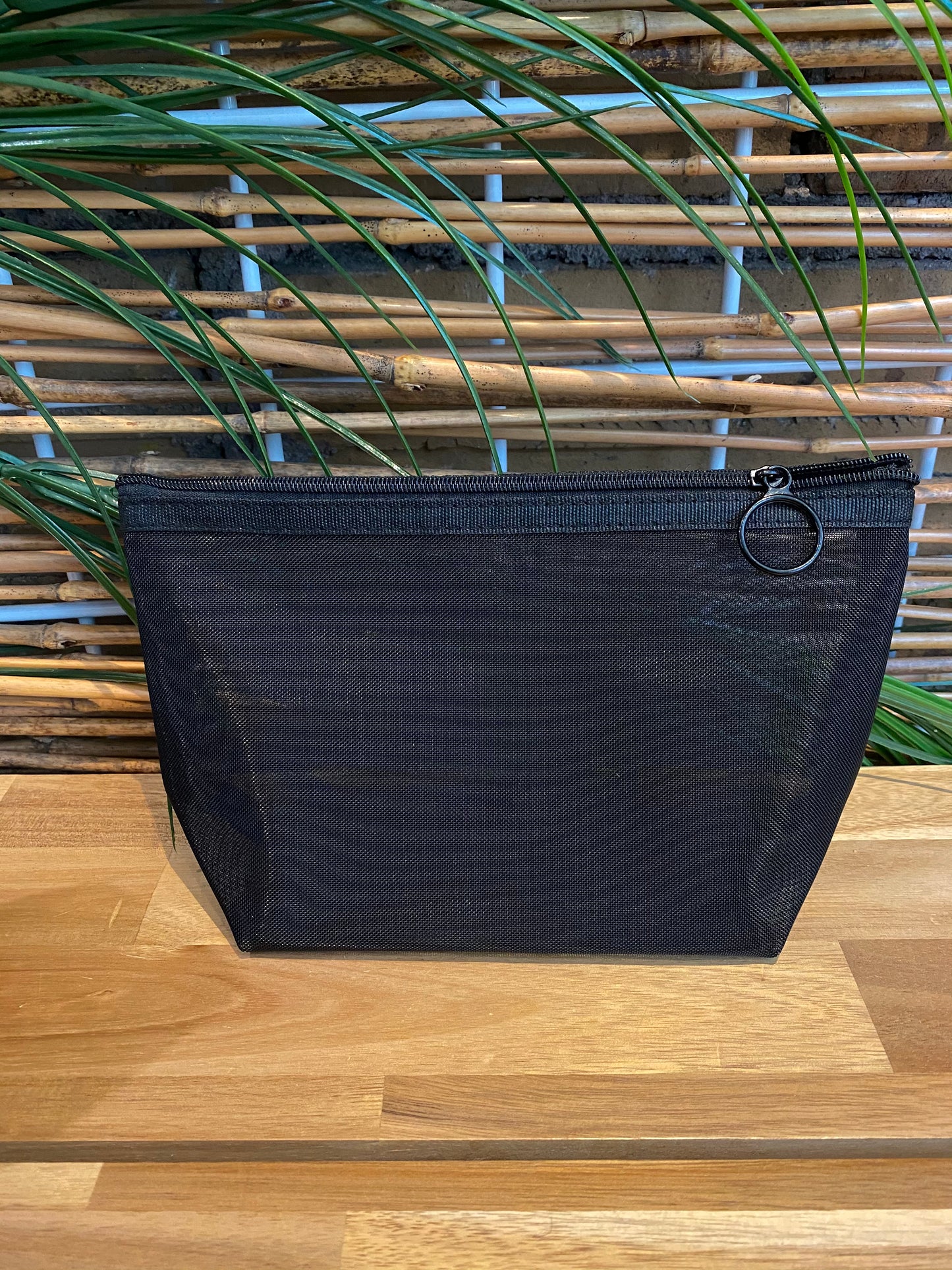 Black Mesh Cosmetic Bag Set