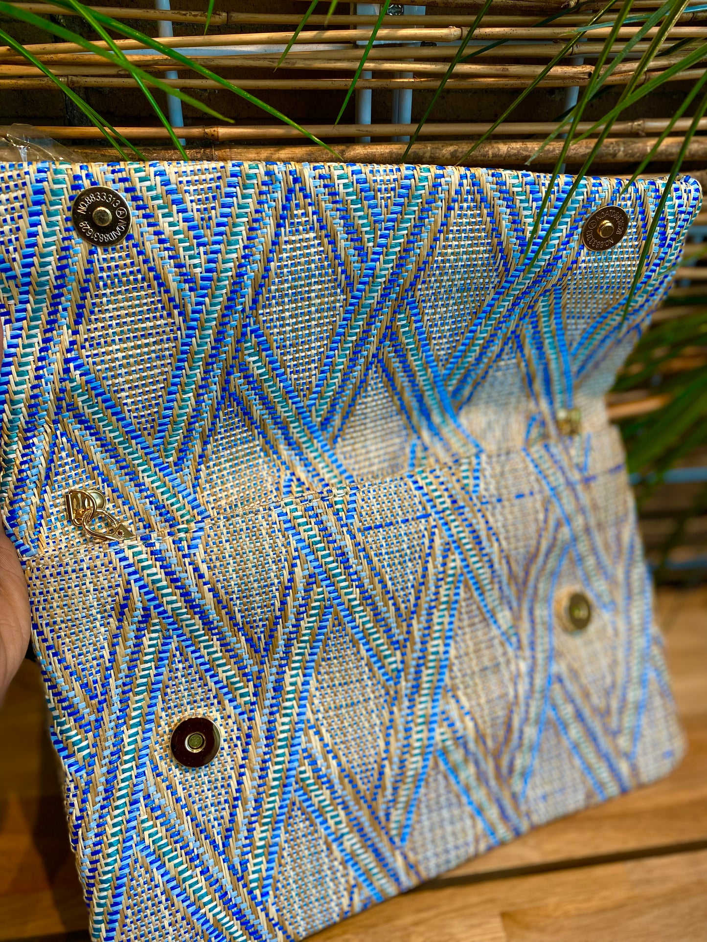 Janae Straw Clutch