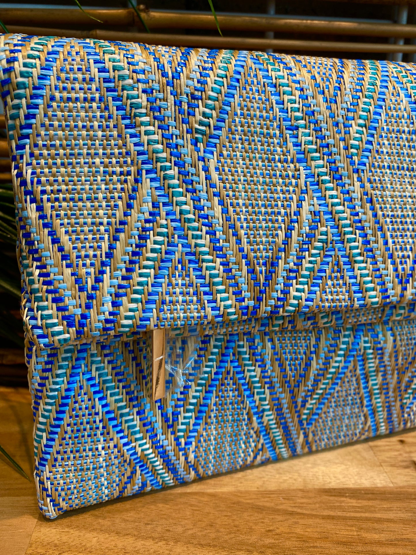 Janae Straw Clutch