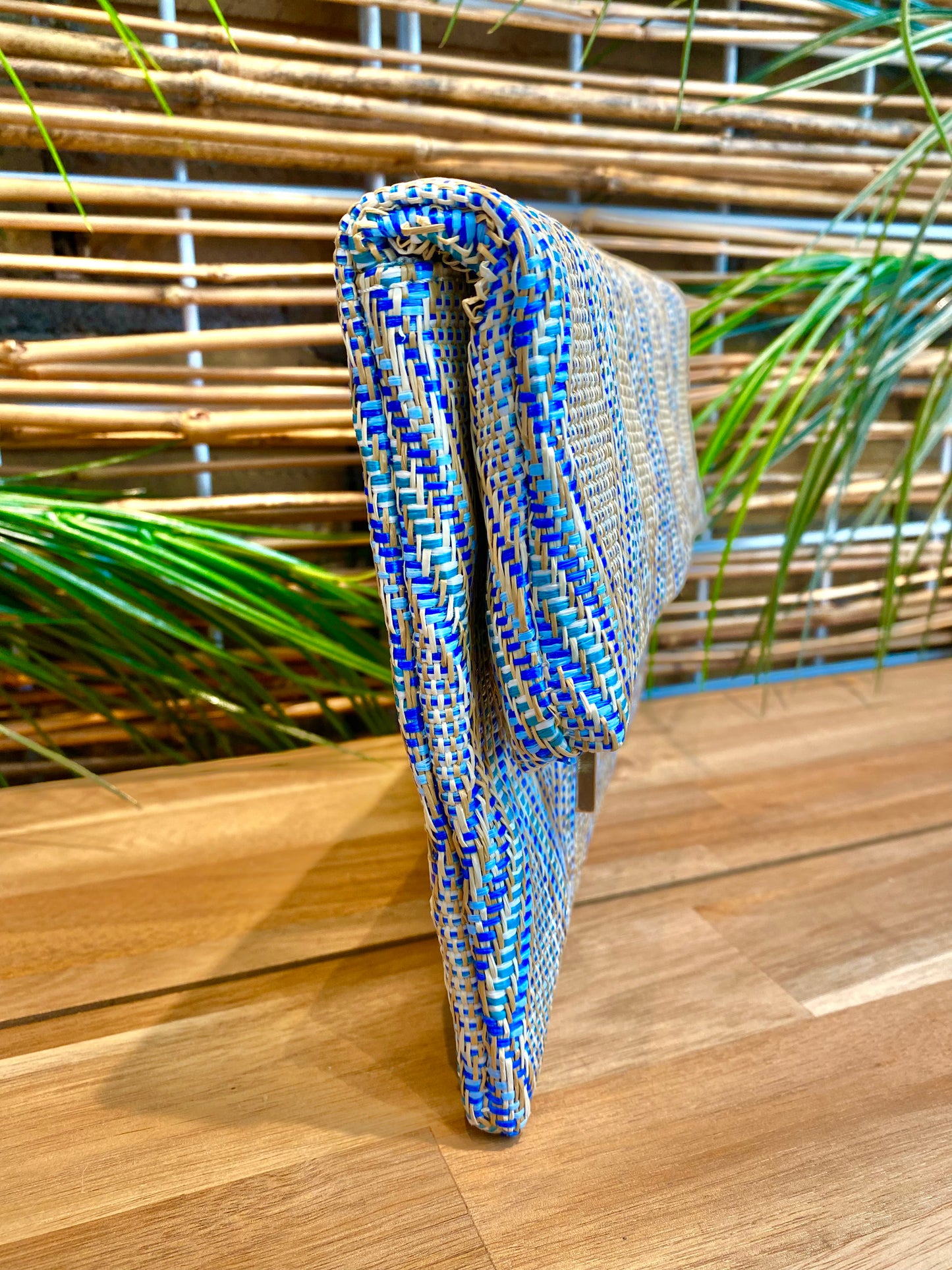 Janae Straw Clutch