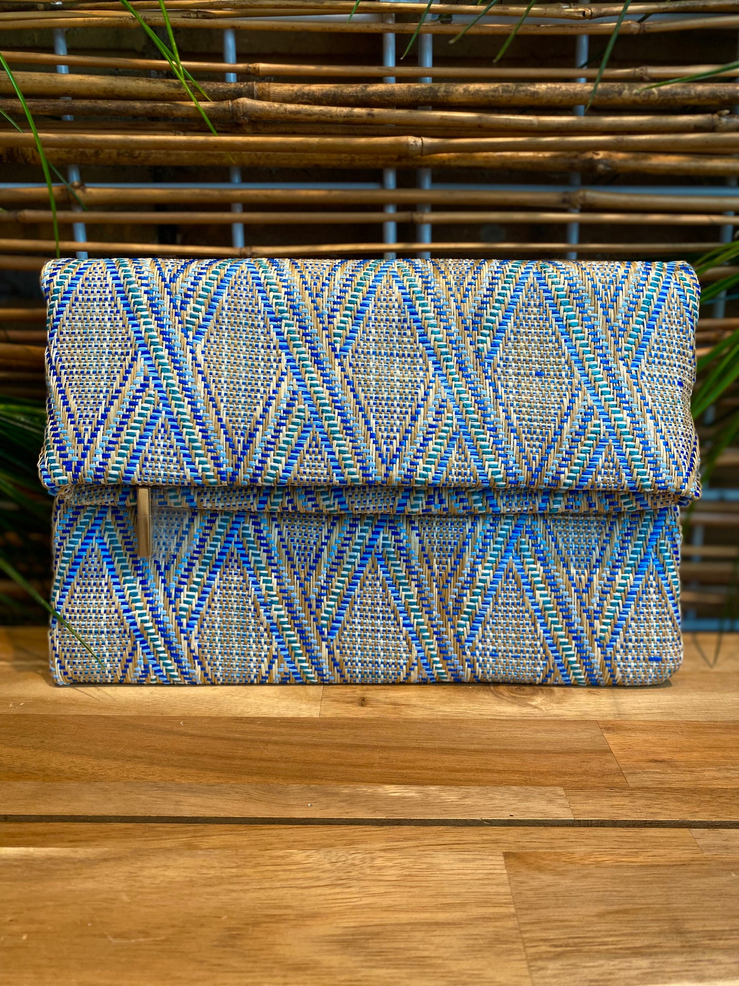 Janae Straw Clutch