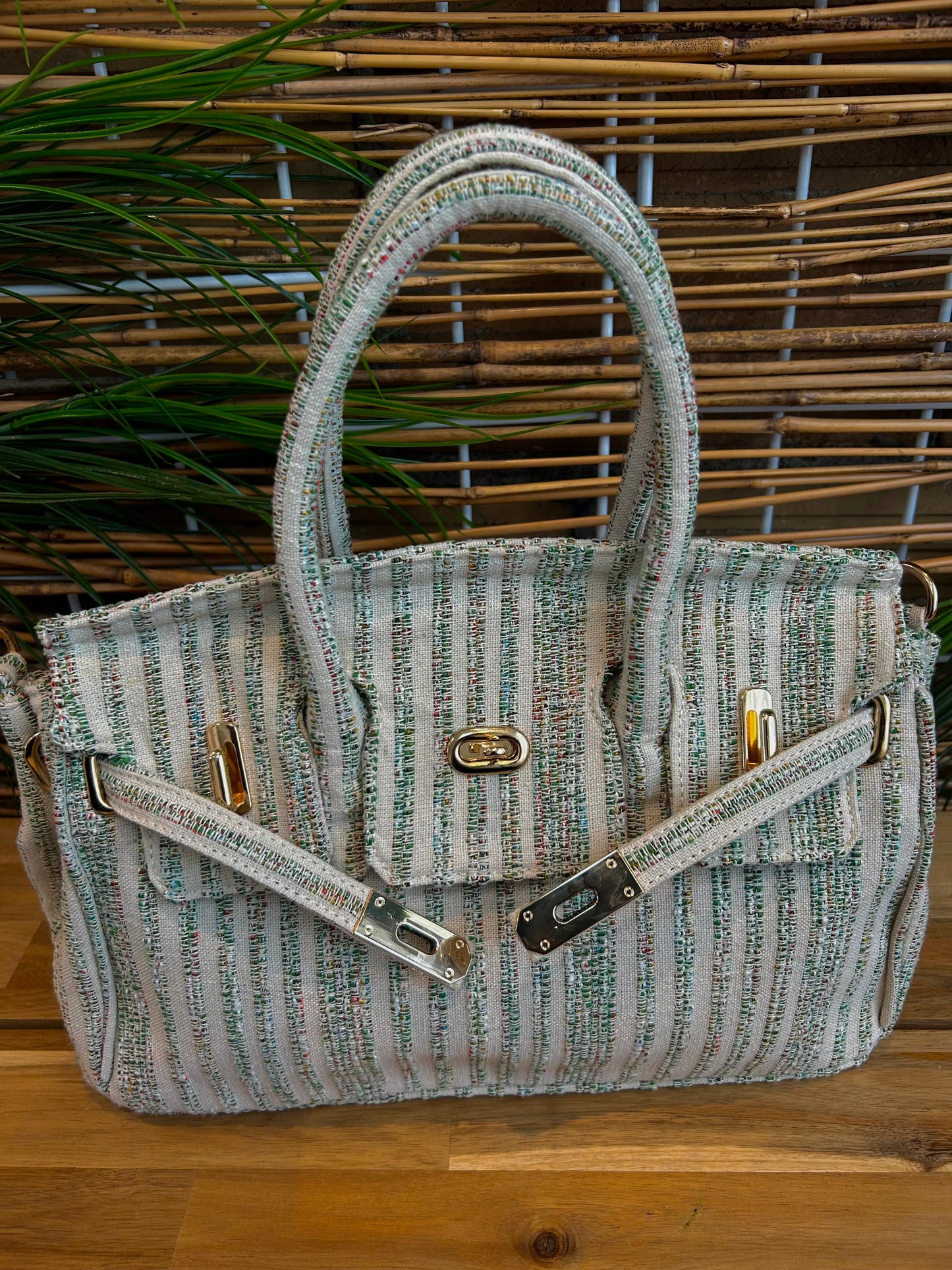St. Barts Multicolored Satchel