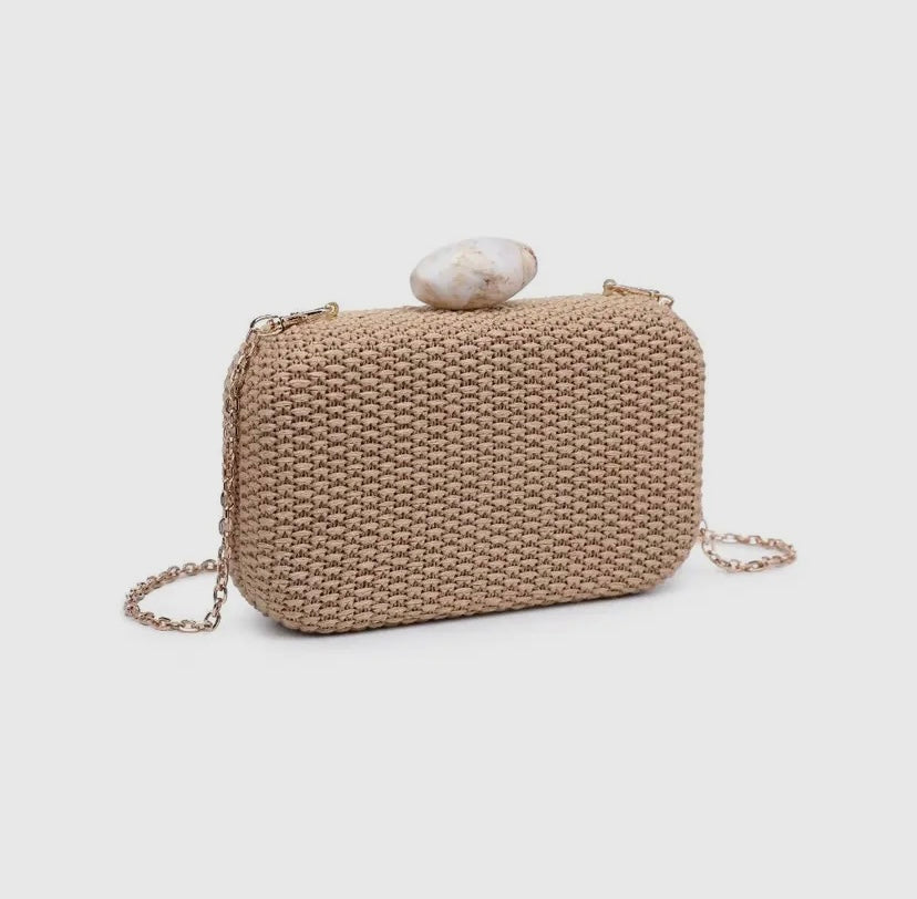 Zanzibar Marble Handle Clutch
