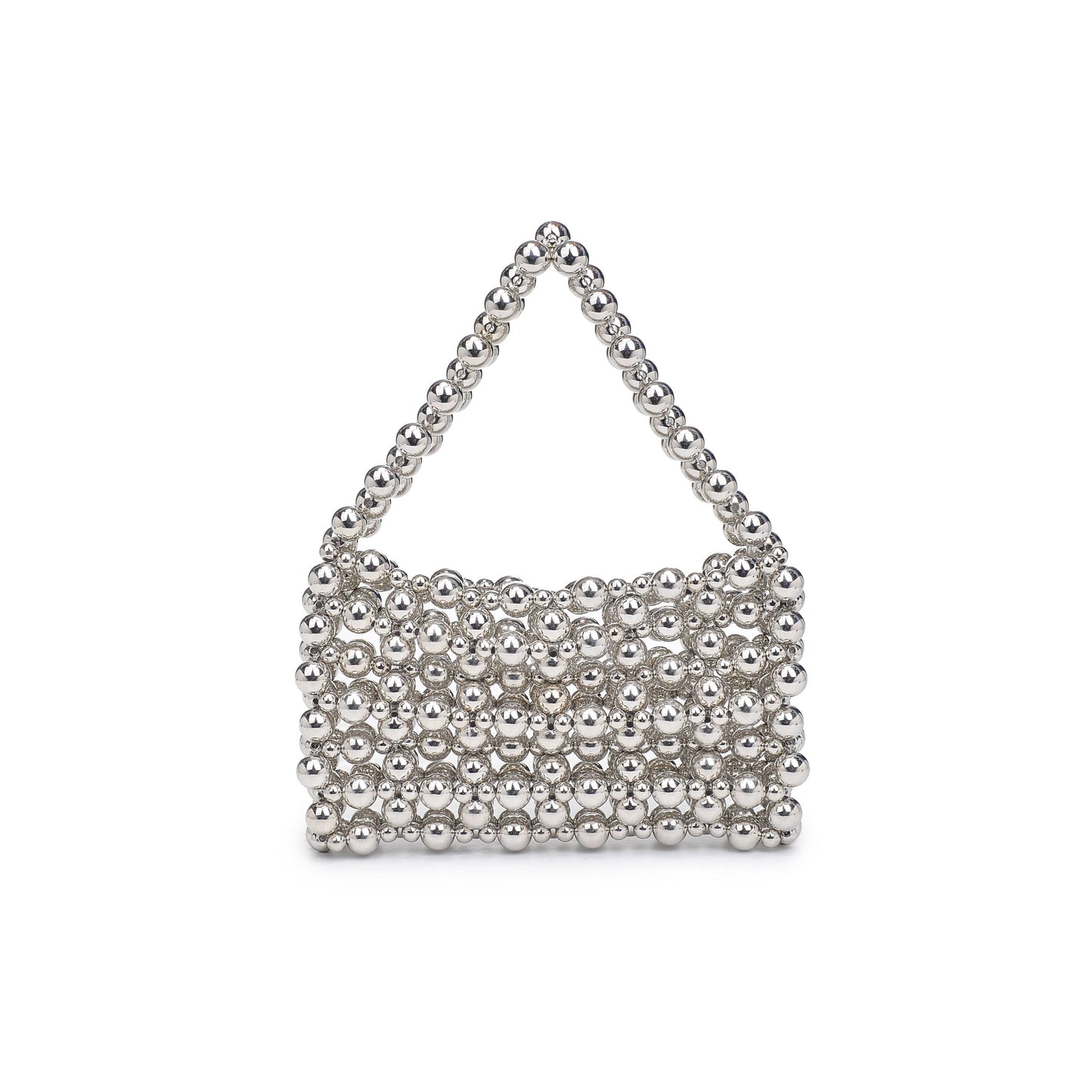 Bubble Evening Bag: Silver