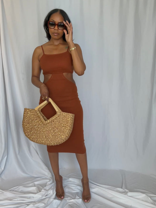Martinique Cut-Out Midi Dress