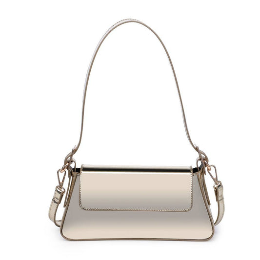 Giselle Mirror Metallic Crossbody: Gold