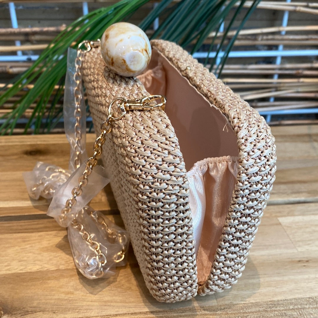 Zanzibar Marble Handle Clutch