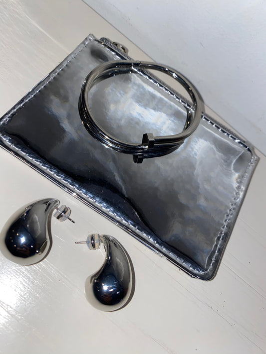 Raindrop Earrings Silver