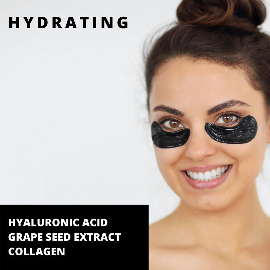 Wake Up Hydrogel Eye Mask Charcoal + Hyaluronic Acid