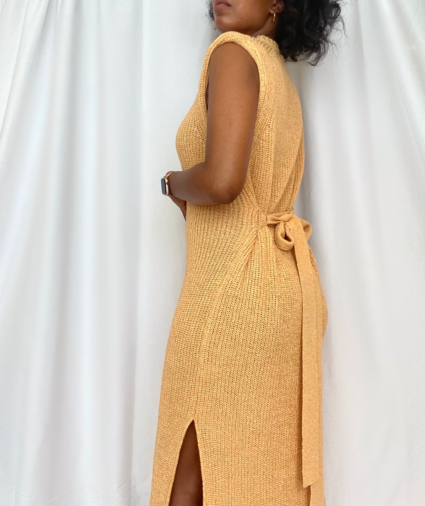 Sangria Camel Midi Dress