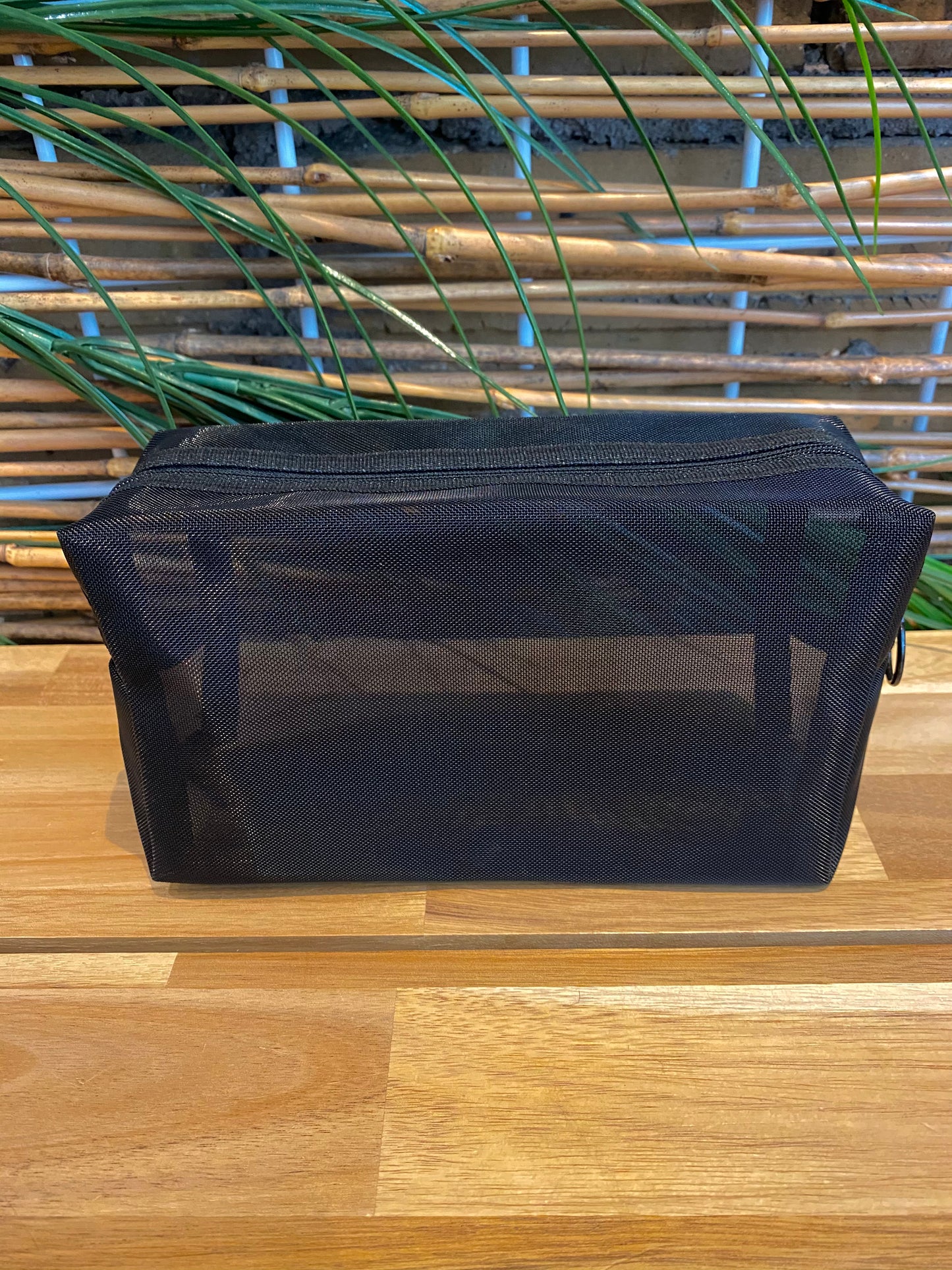 Black Mesh Cosmetic Bag Set
