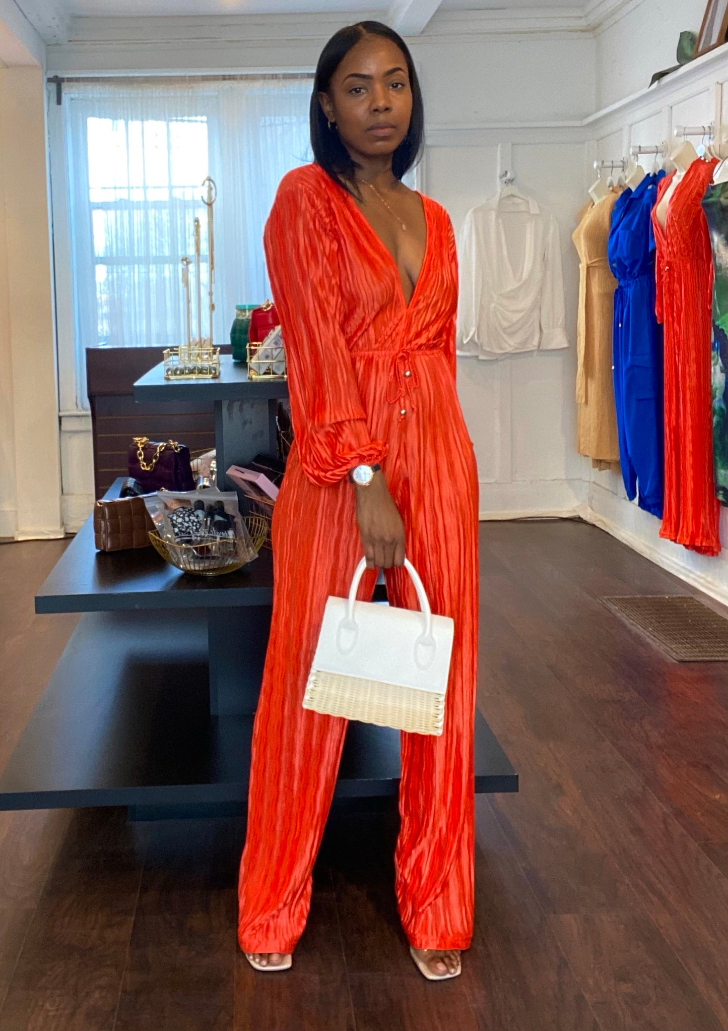 Riviera Orange Jumpsuit