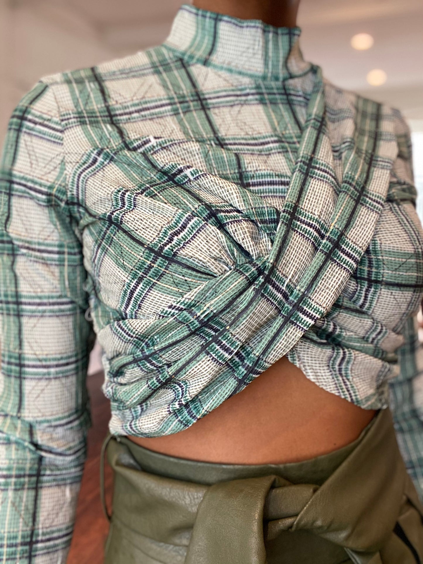 Greece Twist Top