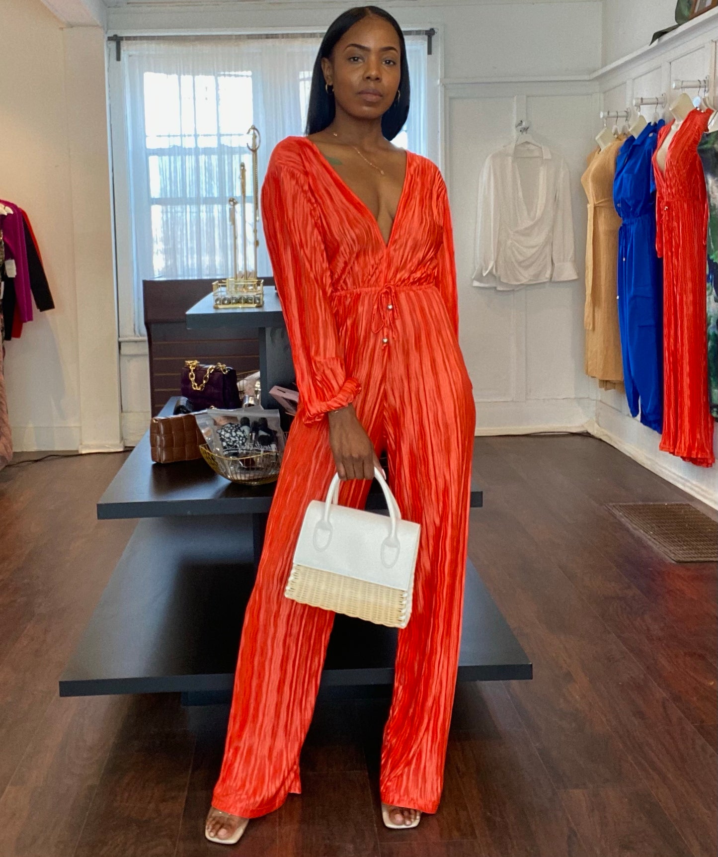 Riviera Orange Jumpsuit